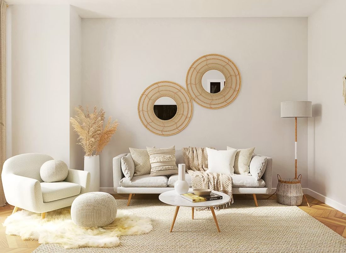 Atrium Round Mirror